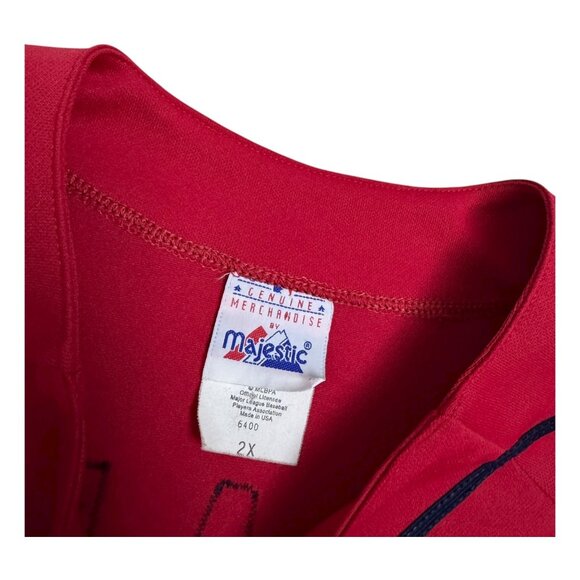 NOMAR GARCIAPARRA Boston Red Sox Vintage Y2K MLB Baseball Jersey Mens 2XL - Picture 6 of 6